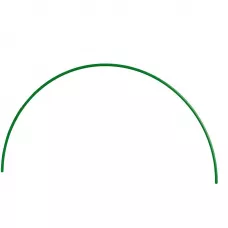 Дуга пластиковая для парника 80 х 90 см, D 12 мм, зеленая