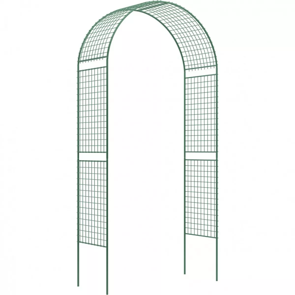 Арка садовая разборная «Сетка широкая» 2.5 х 0.5 х 1.2 м