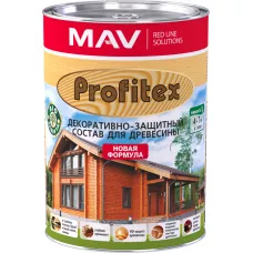 Состав PROFITEX декоративно-защитный для древесины барбарис 1,0л (0,7 кг) (9б в упак)