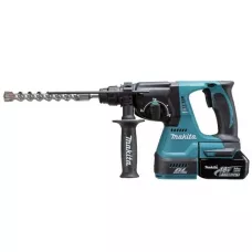 Аккум. перфоратор MAKITA LXT DHR 242 RFE в чем. (18.0 В, 2 акк., 3.0 А/ч Li-Ion, 2.4 Дж, вес 3.3 кг,)