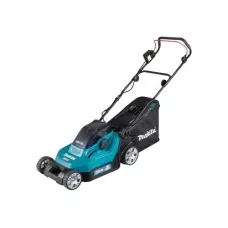 Газонокосилка аккумуляторная MAKITA LXT DLM 382 CM2 (18.0 В, 2 акк., 4.0 А/ч, Li-Ion, шир. 380 мм, выс. 25-75 мм, пластм. корпус, травосборник 40)