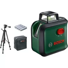 Нивелир лазерный линейный BOSCH Advanced Level 360 Set со штативом в кор. (проекция: крест, до 24 м, +/- 0.40 мм/м, резьба 1/4