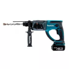 Аккум. перфоратор MAKITA LXT DHR 202 RFE в чем. (18.0 В, 2 акк., 3.0 А/ч Li-Ion, 1.9 Дж, вес 3.5 кг,)