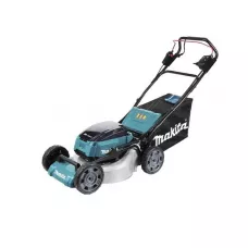 Газонокосилка аккумуляторная MAKITA LXT DLM 462 Z (18.0 В, самоход., шир. 460 мм, выс. 20-100 мм, пластм. корпус, мульчир., траосборн)