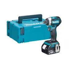 Аккум. шуруповерт MAKITA LXT DTD 154 RFE в чем. (18.0 В, 2 акк., 3.0 А/ч Li-Ion, 3 скор., 175 Нм, шурупы до 13 мм)