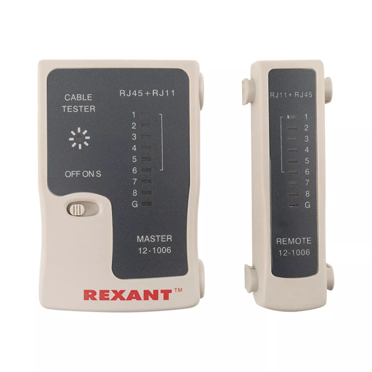 Тестер Кабеля RJ-45+RJ-11 REXANT - 468