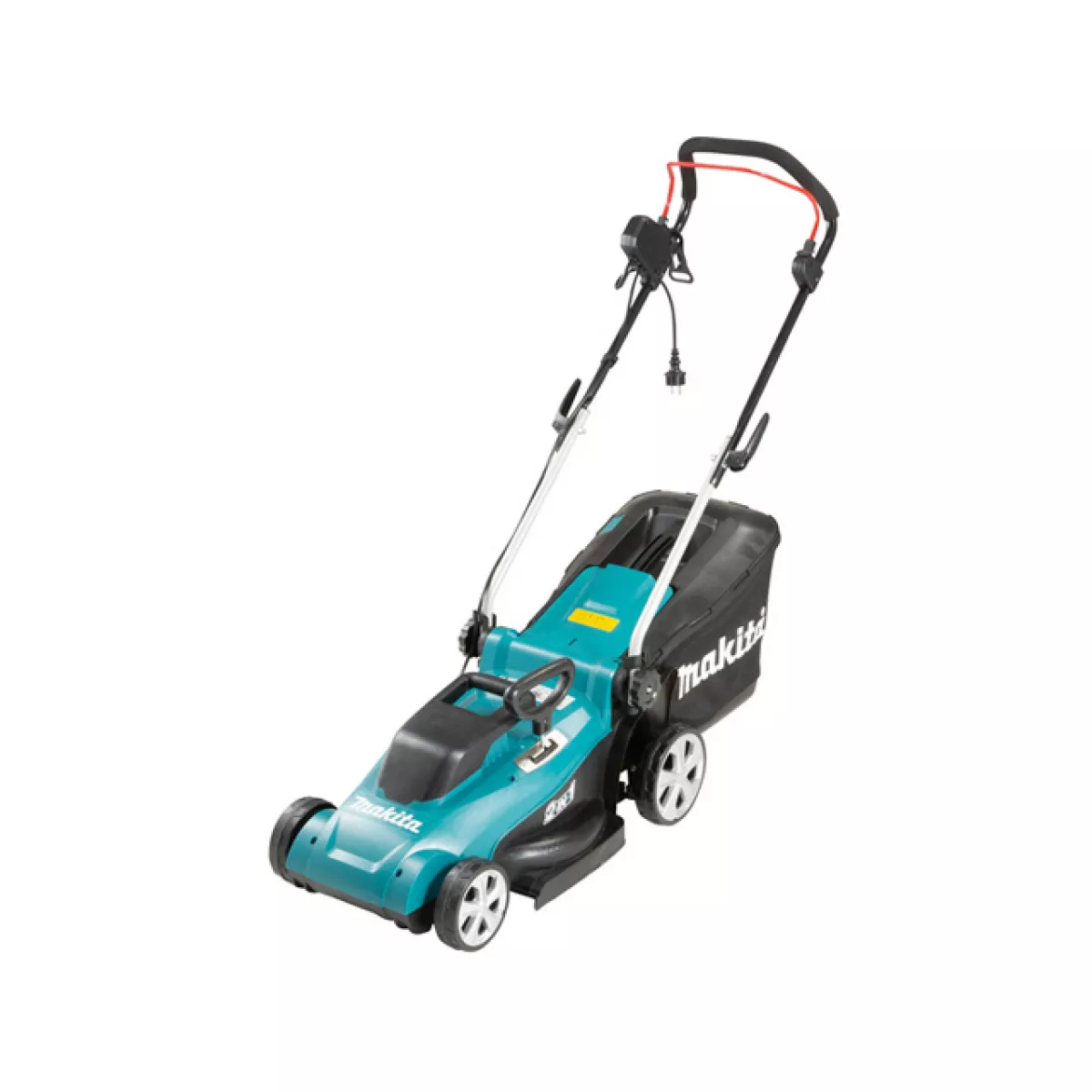 Газонокосилка электрическая MAKITA ELM 3720 (1400 Вт, шир. 370 мм, выс. 20-55 мм, пластм. корпус, без мульчир., травосборник 40 л)