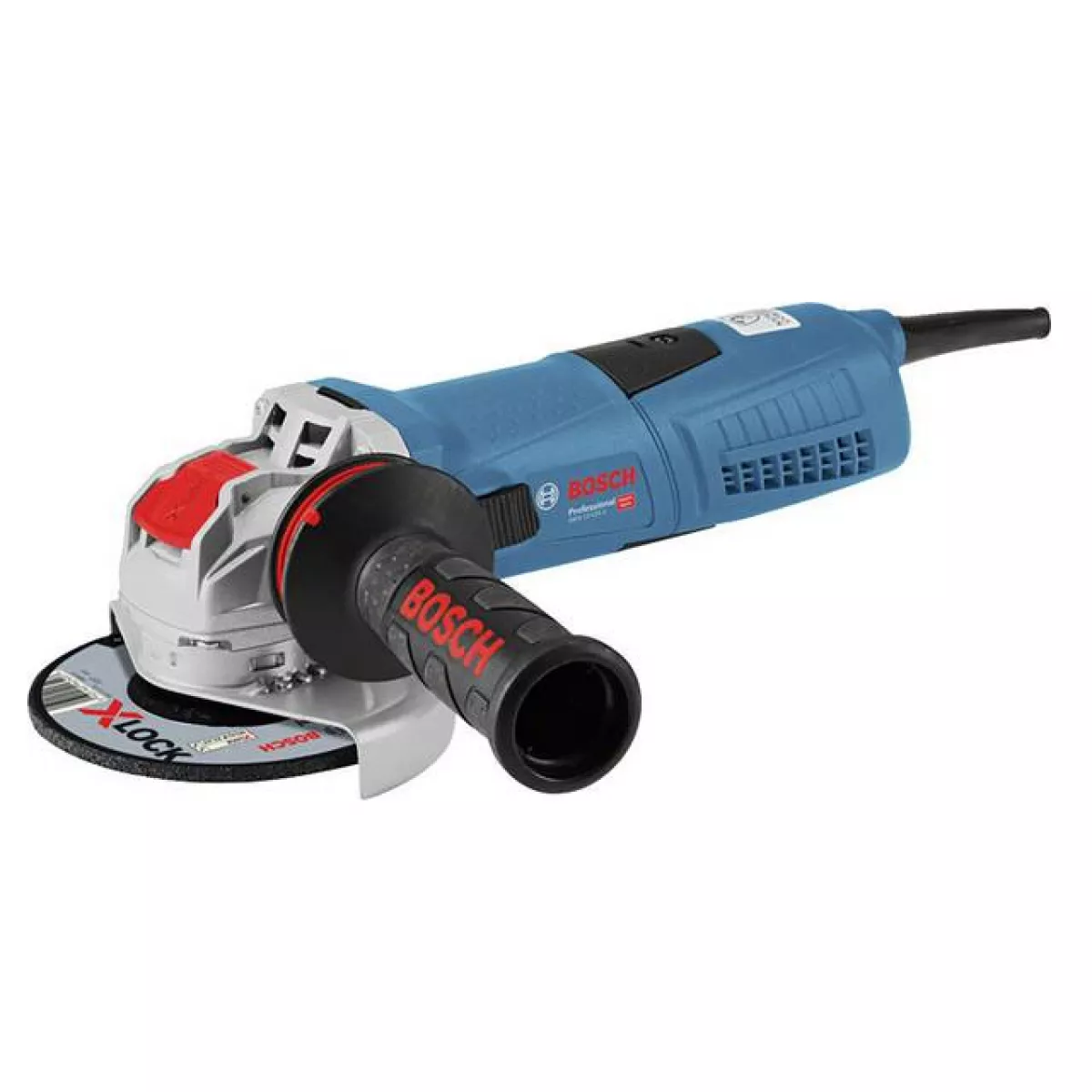 Одноручная углошлифмашина BOSCH GWX 13-125 S в кор. (1300 Вт, диск 125х22 мм, регул. об., система X-LOCK)