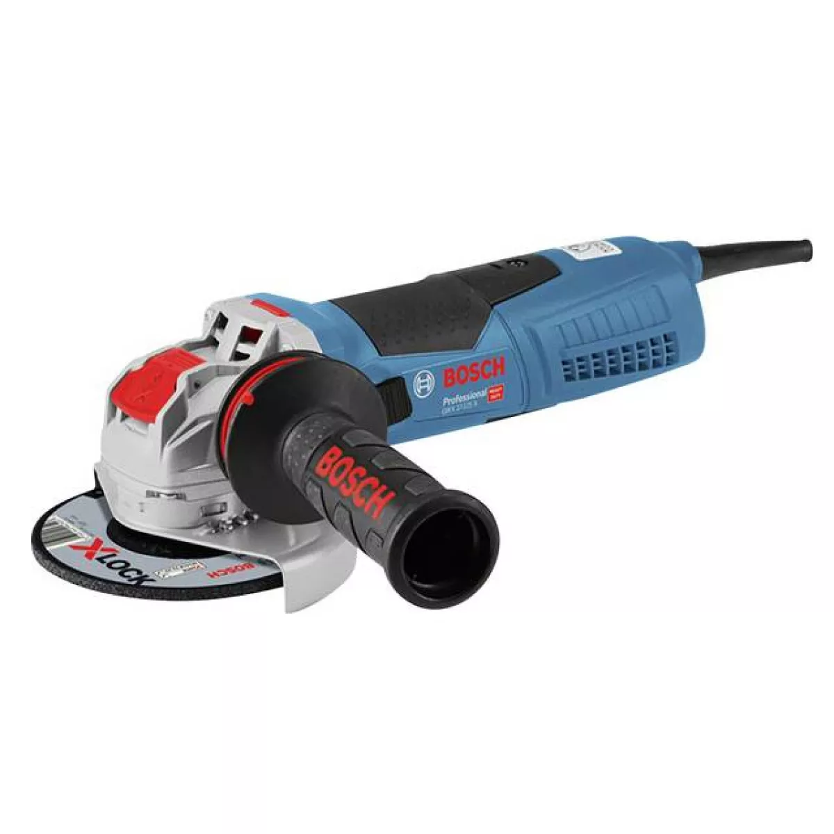 Одноручная углошлифмашина BOSCH GWX 17-125 S в кор. (1700 Вт, диск 125х22 мм, система X-LOCK)