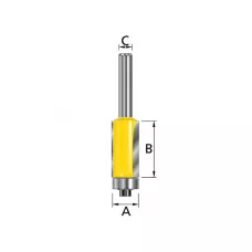 Фреза д/окант.22х25,4х8х32х2Т (MAKITA)