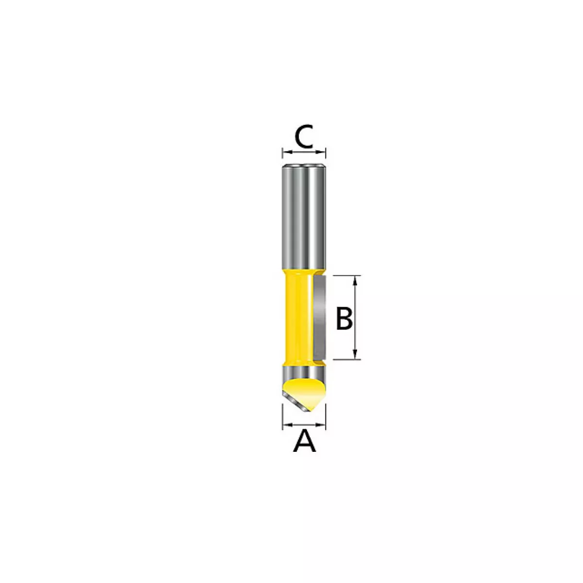 Филенчатая  фреза 8х19х8х32х1Т (MAKITA)