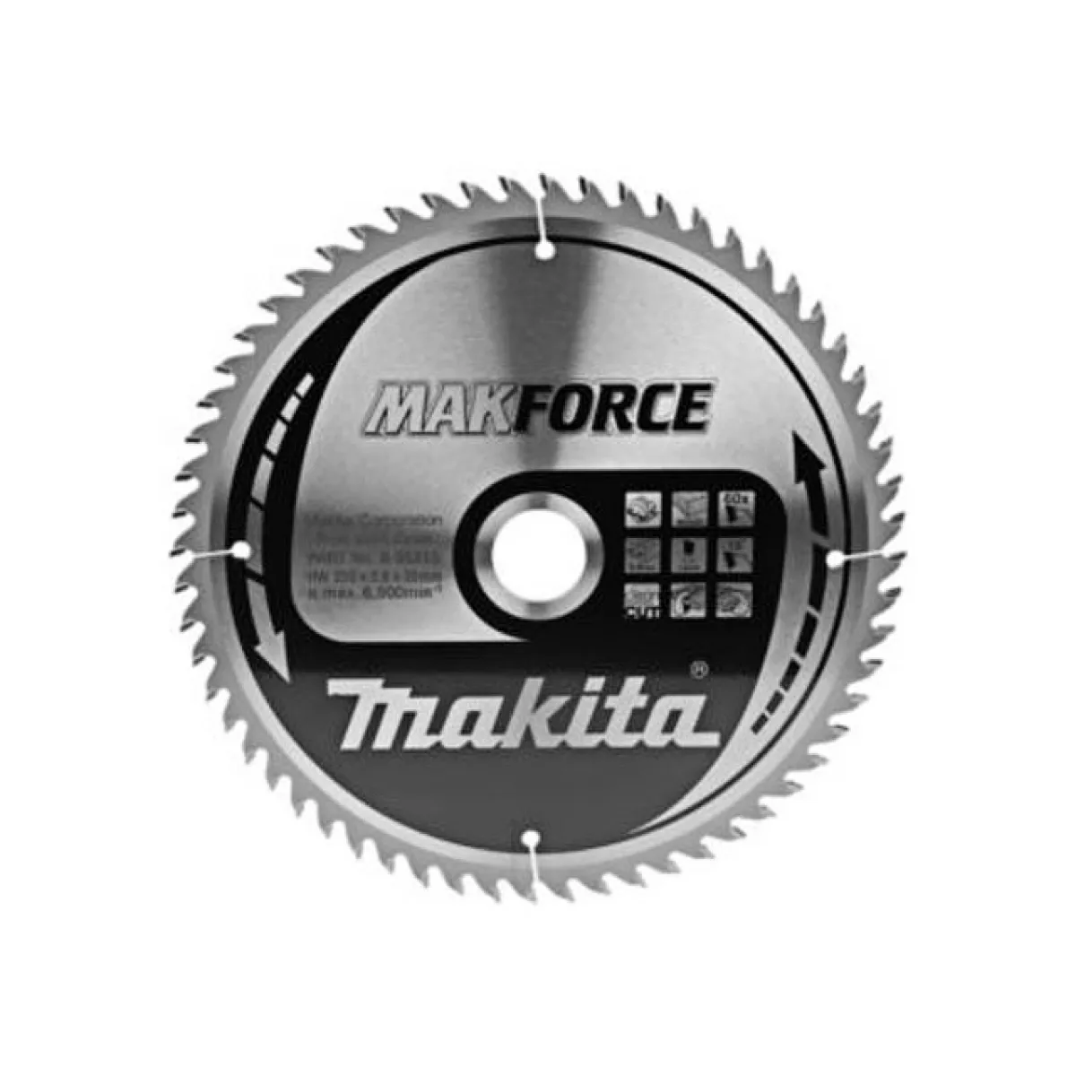 Диск пильный 235х30 мм 60 зуб. по дереву MAKFORCE MAKITA