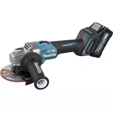 Аккум. углошлифмашина MAKITA XGT GA 005 GM 201 MAKPAC (40.0 В, 2 акк., 4.0 А/ч, Li-Ion, диск 115х22.0 мм, вибро)