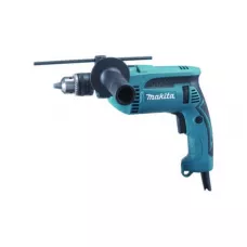 Дрель ударная MAKITA HP 1640 X4 в кор. + набор сверл D-46202 (680 Вт, патрон ЗВП, 1 скор.)