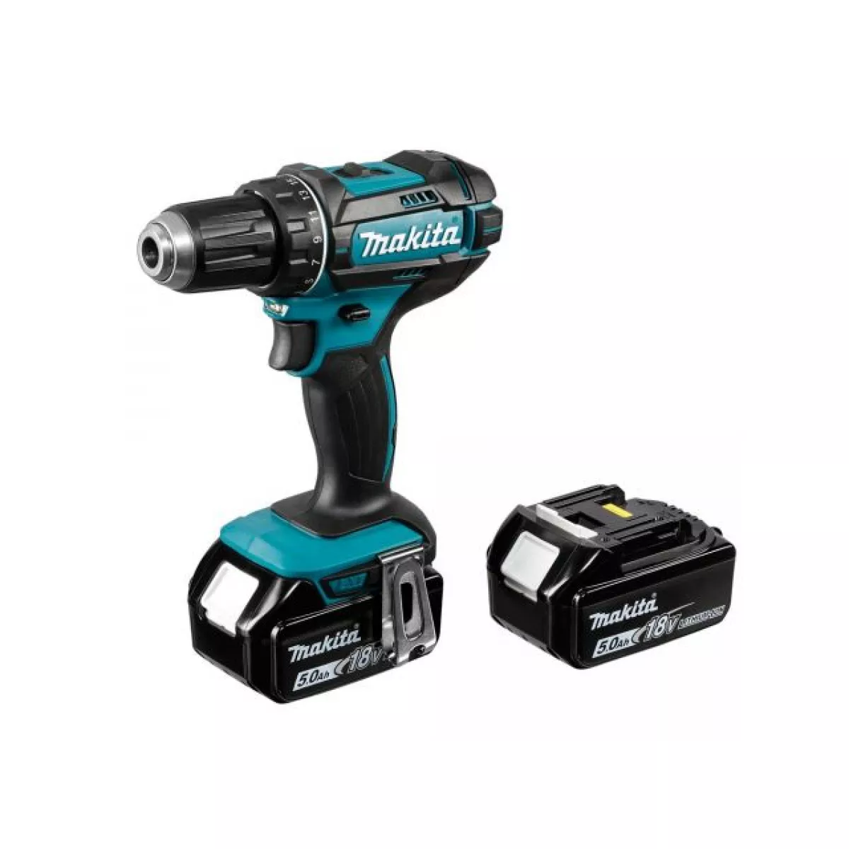 Аккум. шуруповерт MAKITA DDF482RTJ в кейсе (18.0 В, 2 акк., Li-Ion, 2 скор., 62 Нм,)