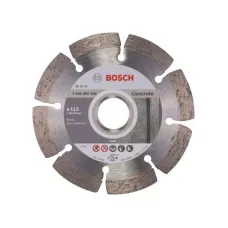 Алмазный круг 115х22 мм по бетону сегмент. STANDARD FOR CONCRETE BOSCH (сухая резка)