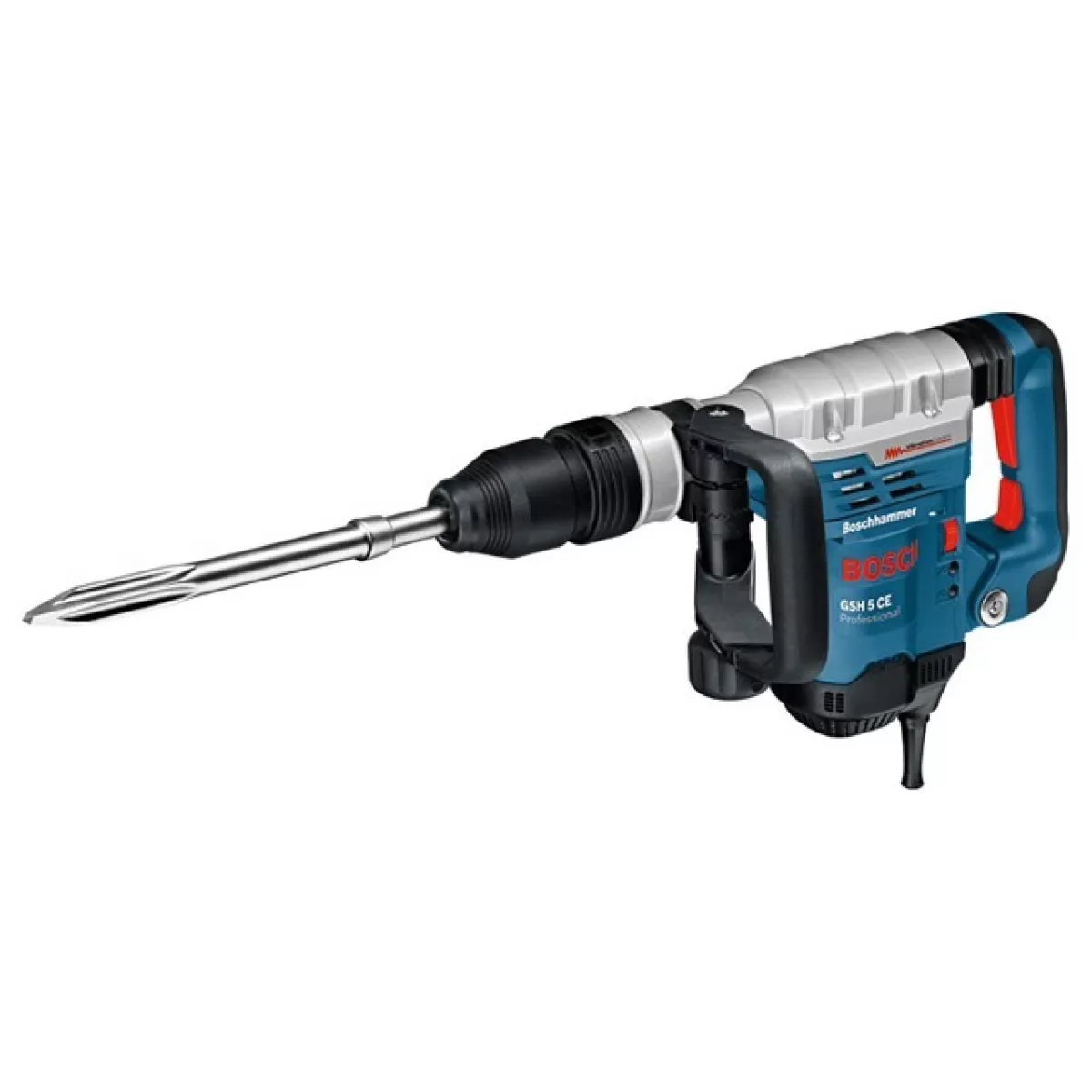 Отбойный молоток BOSCH GSH 5 CE (1150 Вт, 8.3 Дж, 2900 уд/мин, патрон SDS-MAX, вес 6.8 кг)