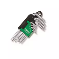 Набор ключей Torx T10-Т50 9шт короткие TOPTUL