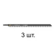 Пилка лобз. по мягким матер. T1013AWP (3 шт.) BOSCH (пропил прямой, тонкий, точный угловой рез)