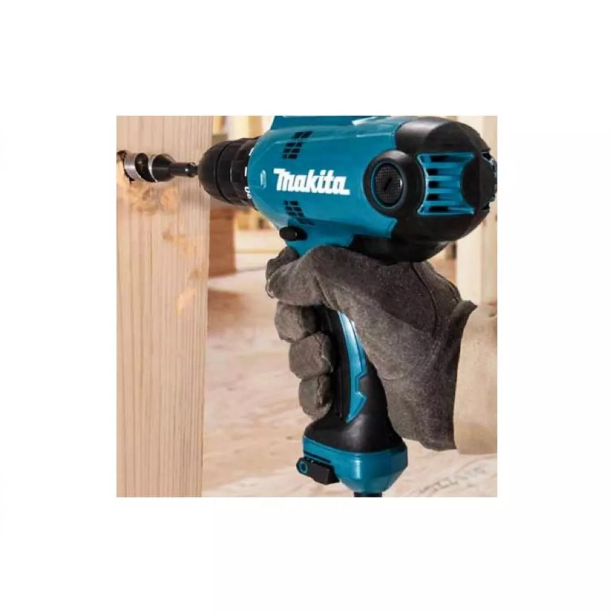 Дрель-шуруповерт MAKITA DF 0300X3 в кор. + набор бит (10 шт.) (320.0 В, 2 скор., 56 Нм,)