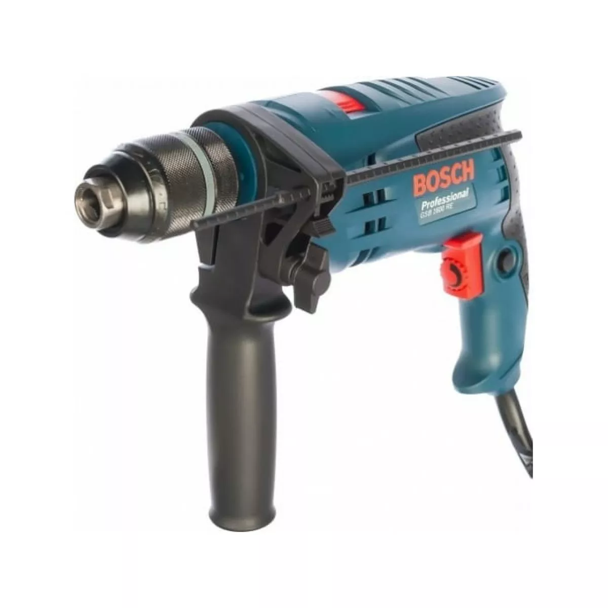 Дрель ударная BOSCH GSB 1600 RE Professional в кор. (710 Вт, патрон БЗП, 1 скор.)