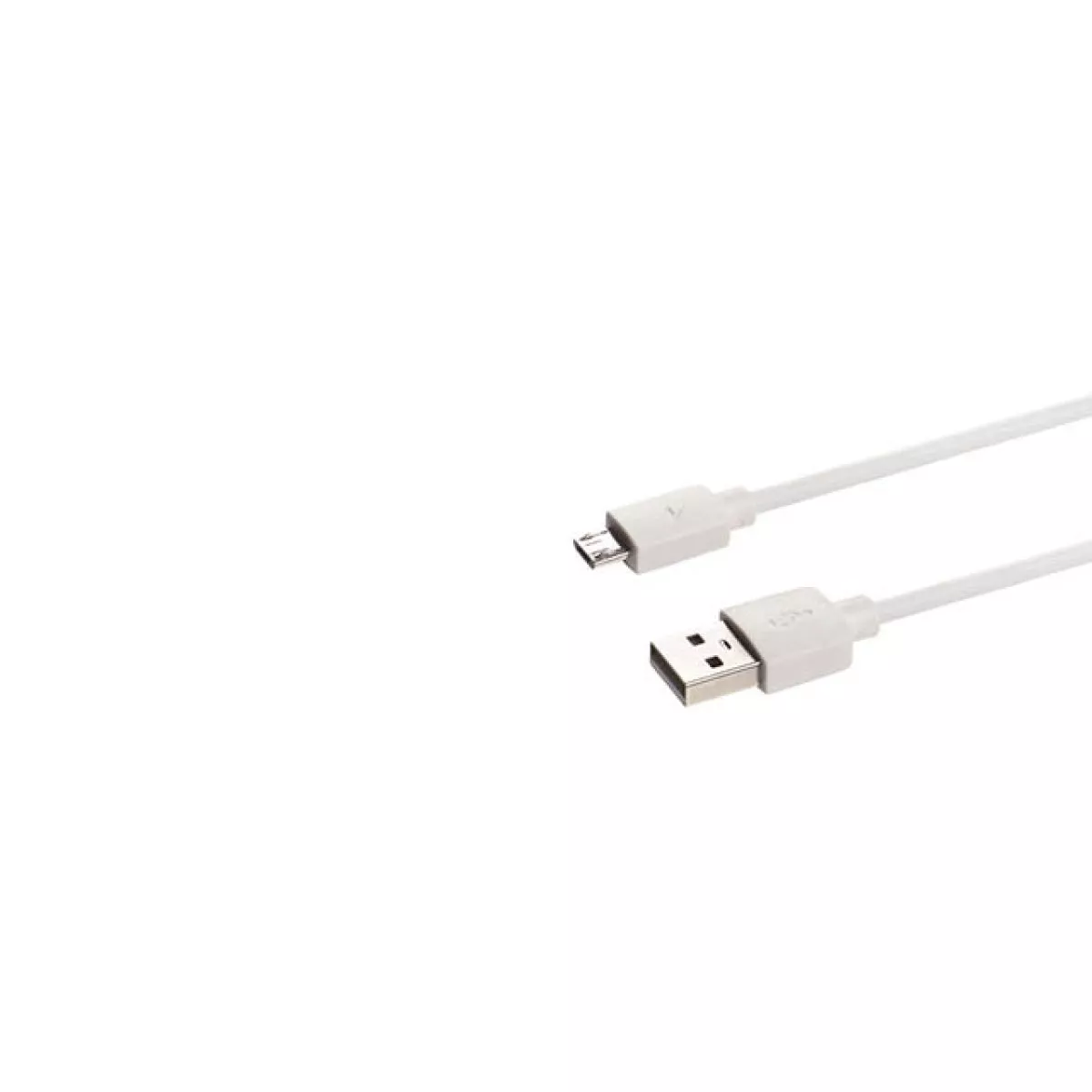 Дата-кабель, ДК 4, USB - micro USB, 1 м, белый, TDM