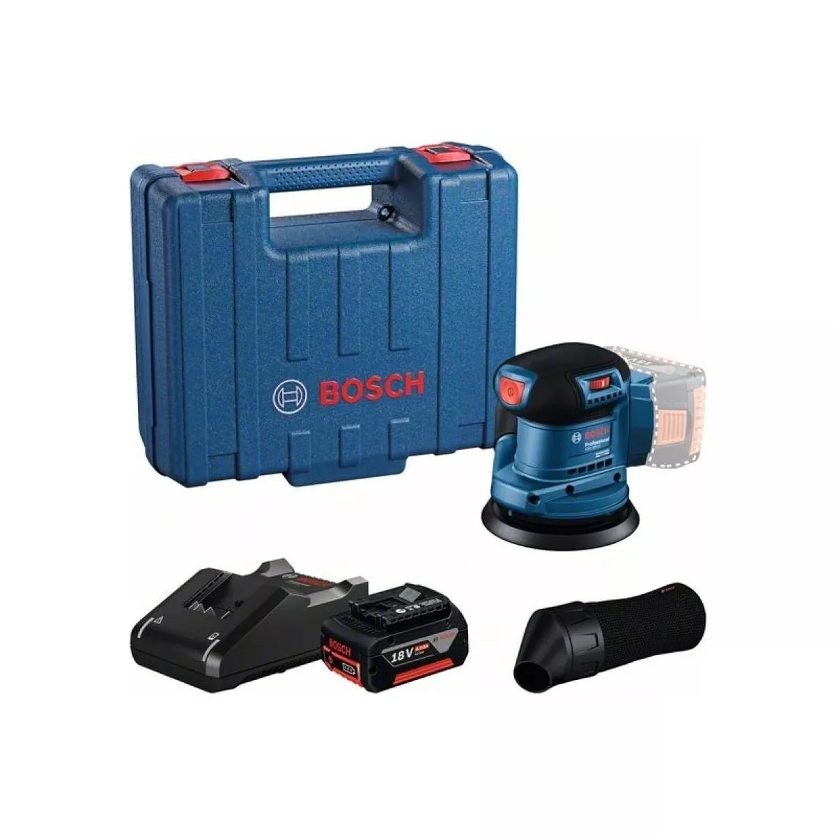 Эксцентриковая шлифмашина BOSCH GEX 185-LI PROFESSIONAL в чем. (,125 мм, 6000 - 10000 кол/мин, регул. об.)