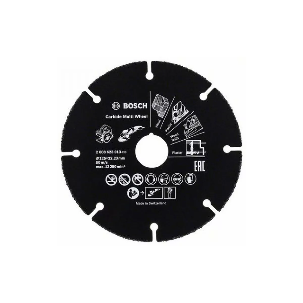 Круг отрезной 125х1.0x22.2 мм для дерева Multi Wheel BOSCH