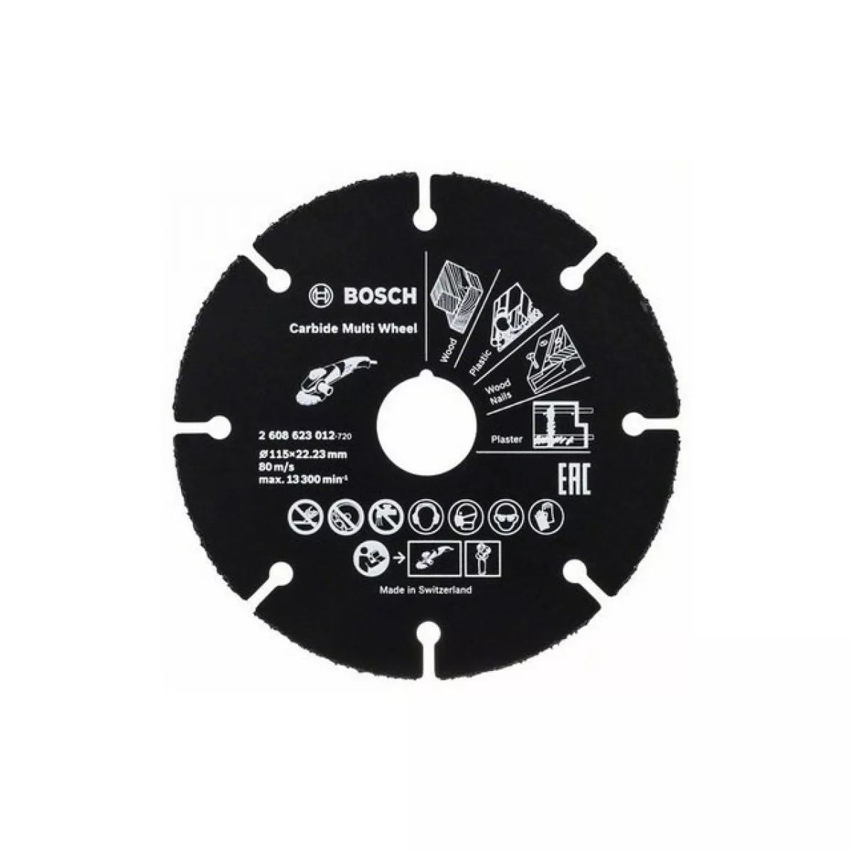 Круг отрезной 115х1.0x22.2 мм для дерева Multi Wheel BOSCH