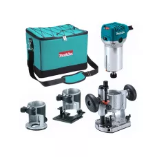 Фрезер кромочный MAKITA RT 0700 CX2 + аксессуары в сумке (710 Вт, цанга 8 мм, 30000 об/мин, регул. об.)