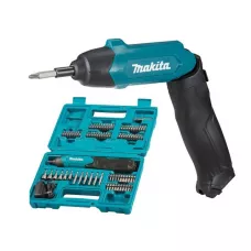 Аккум. шуруповерт MAKITA DF 001 DW в чем.+ аксессуары (3.6 В, 1 акк., 1.3 А/ч Li-Ion, 1 скор., 4 Нм, шурупы до 5 мм)