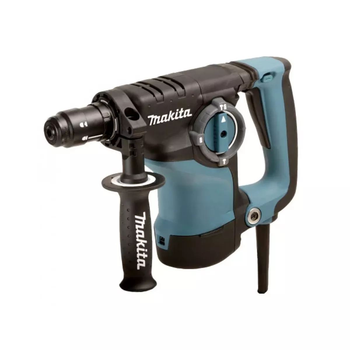 Перфоратор MAKITA HR 2811 FT в чем. (800 Вт, 2.8 Дж, 3 реж., патрон SDS-plus, быстросъемн., БЗП в комплекте, подсветка, вес 3.3 кг)