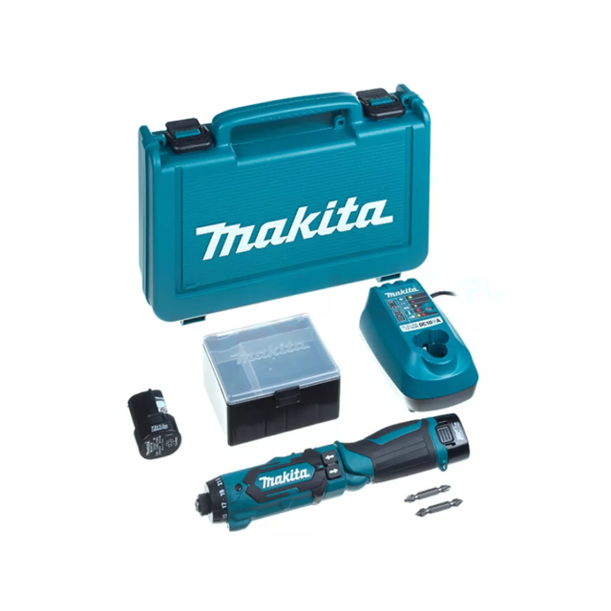 Аккум. шуруповерт MAKITA DF 012 DSE в чем. (7.2 В, 1 акк., 1.5 А/ч Li-Ion, 1 скор., 6 Нм, шурупы до 6 мм)