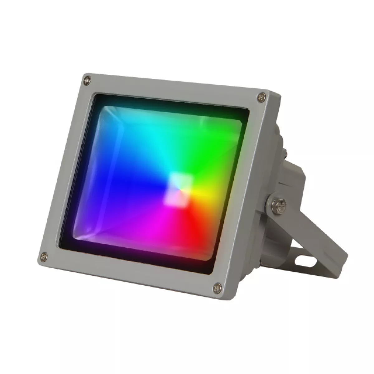 Прожектор светодиодный 20 Вт IP65, PFL -RGB-C/GR Jazzway (Настраиваемый Цветной,  пульт и драйвер в комплекте)