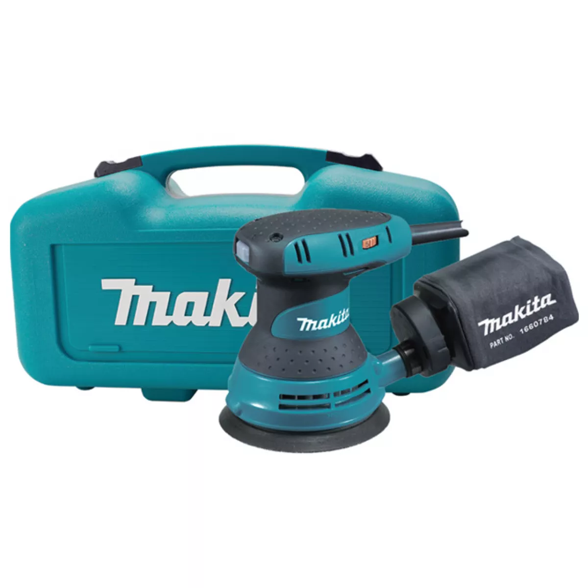 Эксцентриковая шлифмашина MAKITA BO 5031 K в чем. (300 Вт, 125 мм, 4000 - 24000 кол/мин, регул. об.)