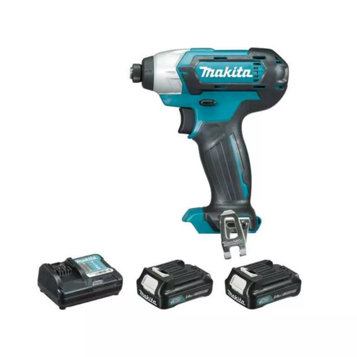 Аккум. шуруповерт MAKITA TD 110 DWAE в чем. (10.8 В, 2 акк., 2.0 А/ч Li-Ion, 1 скор., 110 Нм, шурупы до 12 мм)